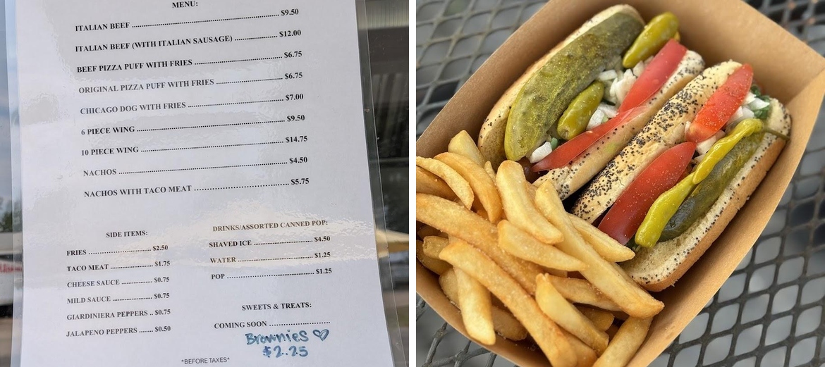 windy city eats . Menu